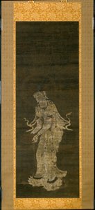 Der Bodhisattva Kannon, aus dem Triptychon Annäherung der Amida-Trinität von Unknown artist