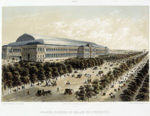 Die Champs-Elysées und der Palais de l