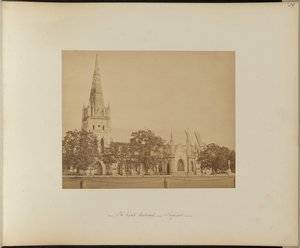 Die englische Kathedrale. Singapur von Unknown artist