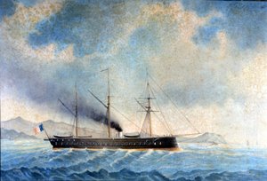 Die Fregatte Glory. 1859 von Unknown artist