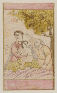 Die Heilige Familie (nach einem europäischen Entwurf) von Unknown artist