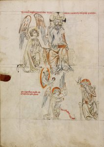 Der Herr sendet Gabriel aus; Die Verkündigung von Unknown artist