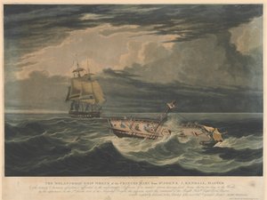 Das melancholische Schiffswrack der Frances Mary von St. Johns... das Erscheinungsbild am 7. März 1826 von Seiner Majestät Fregatte die Blonde...