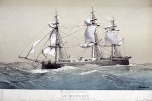 Die Monarch, englische Flotte, ca. 1850