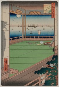 Die Mondbetrachtungspromontorie, aus der Serie Einhundert Ansichten berühmter Orte in Edo von Unknown artist