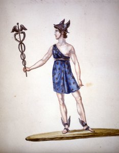 Der römische Gott Merkur oder Hermes bei den Griechen.
