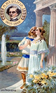 Die Trojaner von Hector Berlioz. Chromolithographie des 19. Jahrhunderts.