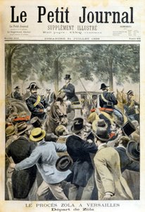 Der Zola-Prozess in Versailles - in „Le Petite Journal“ vom 31.07.1898 von Unknown artist