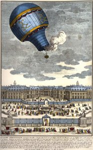 Der aerostatische Globus, gebaut in Versailles 1783 von Unknown artist