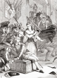 Die Ermordung von Gustav III. durch Jackob Johan Anckarström auf einem Maskenball, Stockholm, Schweden, 1792 von Unknown artist
