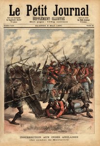 Die Schlacht von Manipur (oder Manipur) (Nordostindien), vom 24. bis 26. April 1891, wo britische Kolonialtruppen und Rebellen von Maharajah Kullachandra Singh (gestorben im Exil 1934), auf dem Thron seit 1890, seinen Bruder Surchandra Singh (regierte 1886