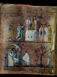 Der Purpur-Codex Rossanensis, 6. Jahrhundert von Unknown artist