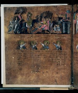Der Purpur-Codex Rossanensis, 6. Jahrhundert von Unknown artist