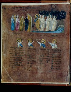 Der Purpur-Codex Rossanensis, 6. Jahrhundert von Unknown artist