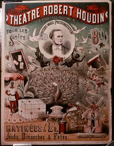 Theater Robert Houdin Plakat, ca. 1860-75