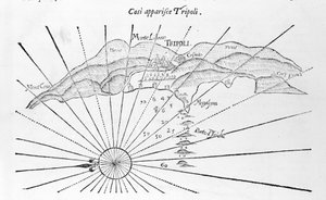 Tripolis in einer Darstellung von 1743 von Unknown artist