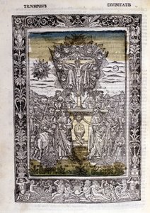 Triumph der Gottheiten von Francesco Petrarca. Miniatur. Bibl. Trivulziana, Mailand von Unknown artist