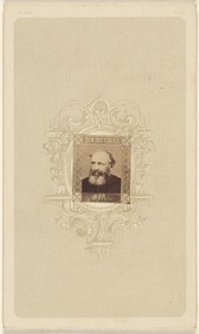 Unbekannter glatzköpfiger Mann mit grauem Vollbart von Unknown artist
