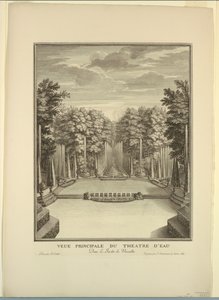 Versailles, Gärten, Wassertheater von Unknown artist