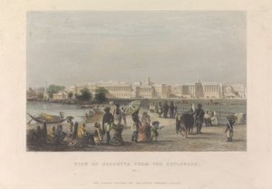Ansicht von Kalkutta von der Esplanade, Nr. 1