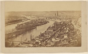 Ansicht von Rouen, Frankreich