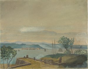 Ansicht der Stadt Washington im Jahr 1807 von Unknown artist