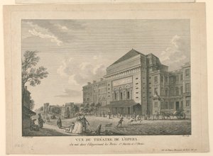 Ansicht der Oper in Paris
