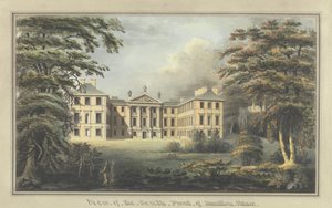 Ansicht der Südfront des Hamilton Palace von Unknown artist