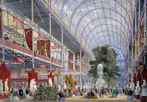 Ansicht der Weltausstellung im Crystal Palace, erbaut von Joseph Paxton für die Veranstaltung im Jahr 1851 in London