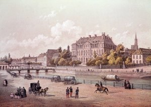 Ansicht der Stadt Straßburg am Rhein von Unknown artist