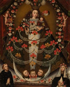Jungfrau von Pomata mit St. Nikolaus Tolentino und St. Rosa von Lima
