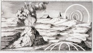 Vulkan auf dem Berg Cotopaxi von Unknown artist