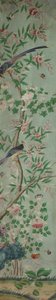 Wandpaneel: Vögel und Blumen von Unknown artist