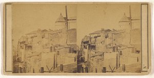 Windmühle, Spanien von Unknown artist