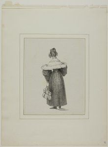 Frau von hinten gesehen von Unknown artist