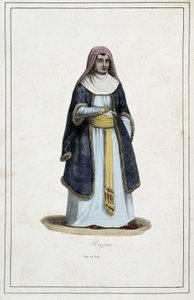 Frau aus Russland - in „Die verschiedenen Völker der Erde“ von Pater Paul Jonhanneaud, Librairie des Bons livres von Unknown artist