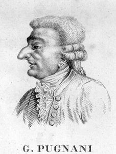 Porträt von Gaetano Pugnani. Italienischer Geiger und Komponist (geboren in Turin) von Unknown artist