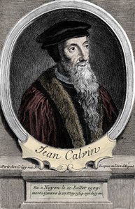 Porträt von Jean Calvin (1509-1564), französischer Religionsreformer und Schriftsteller.