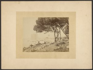 Ansicht der Abtei Lérins, von Cannes aus gesehen