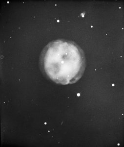 Astronomische Glasplattendia der Eulennebel im Großen Bären (1910) von Unknown photographer