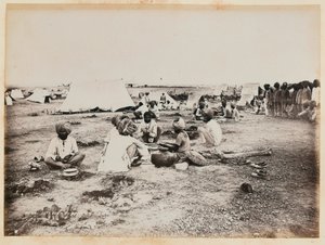 Lager der 15. (Bengalischen) einheimischen Infanterie, Suakin-Feldtruppe von Unknown photographer