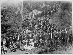 Chinesische Versammlung in Australien