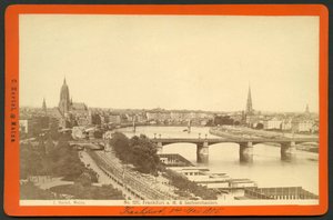 Deutschland, Hessen, Frankfurt am Main und Sachsenhausen, veröffentlicht von C. Hertel, Mainz von Unknown photographer