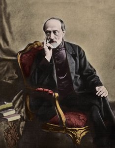 Giuseppe Mazzini (1805-1872), italienischer Patriot und Politiker - 1864 - Porträt des italienischen republikanischen Politikers Giuseppe Mazzini (1805-1872) von Unknown photographer