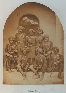 Indische Armee Offiziere und Unteroffiziere, alle Träger des Indischen Verdienstordens