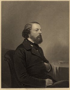 James Sheridan Muspratt (1821-1871), Gründer des Liverpool College of Chemistry (1848) und Autor von "Chemistry" (1860), ca. 1860 (Stich) von Unknown photographer