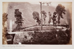 Schleife auf der Darjeeling-Himalaya-Linie, ca. 1885 von Unknown photographer