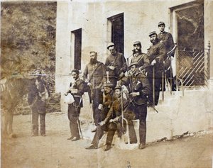 Offiziere des 99. Regiments von Unknown photographer