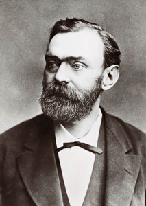 Porträt von Alfred Berhard Nobel (1833-1896), schwedischer Chemiker von Unknown photographer