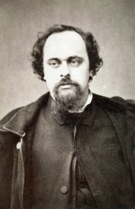 Porträt von Dante Gabriel Rossetti (1828-1882) - Um 1860